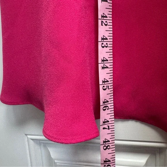 CAbi Delight Midi Dress in fuchsia pink, style #6578 Long Sleeve Dress - Picture 10 of 16